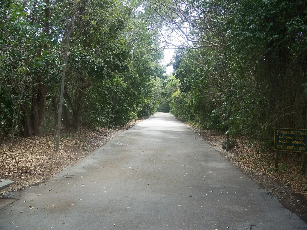 Path through Dagny Johnson Key Largo Hammock Botanical State Park
